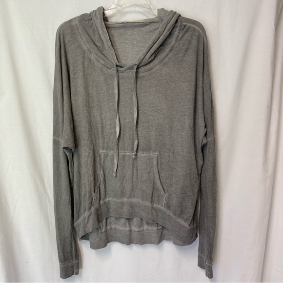 Foreign Exchange Gray Thin Loose Hoodie Size Medium - Picture 3 of 9